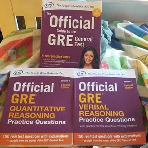 3 Official GRE books